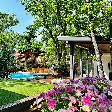 Pine-Wood Resort Balatonalmadi Bagian luar foto